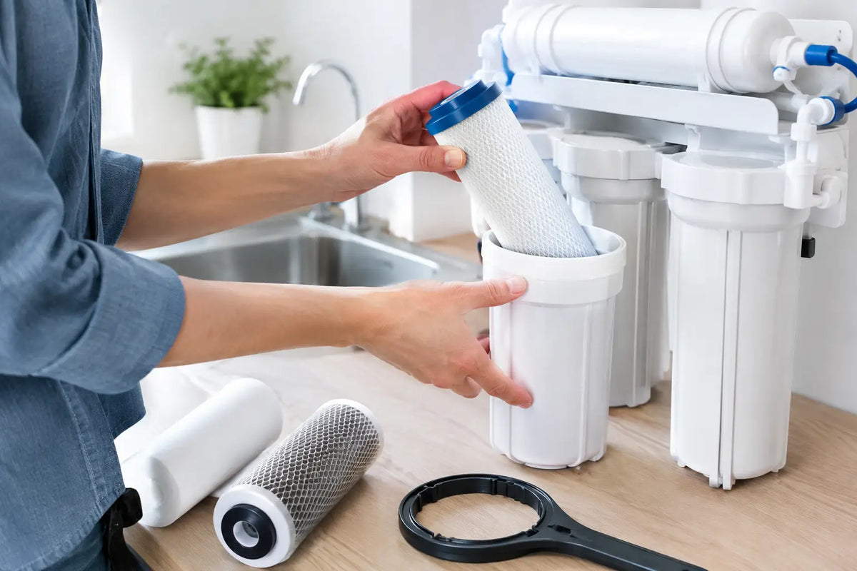 Changer le filtre d’un osmoseur domestique