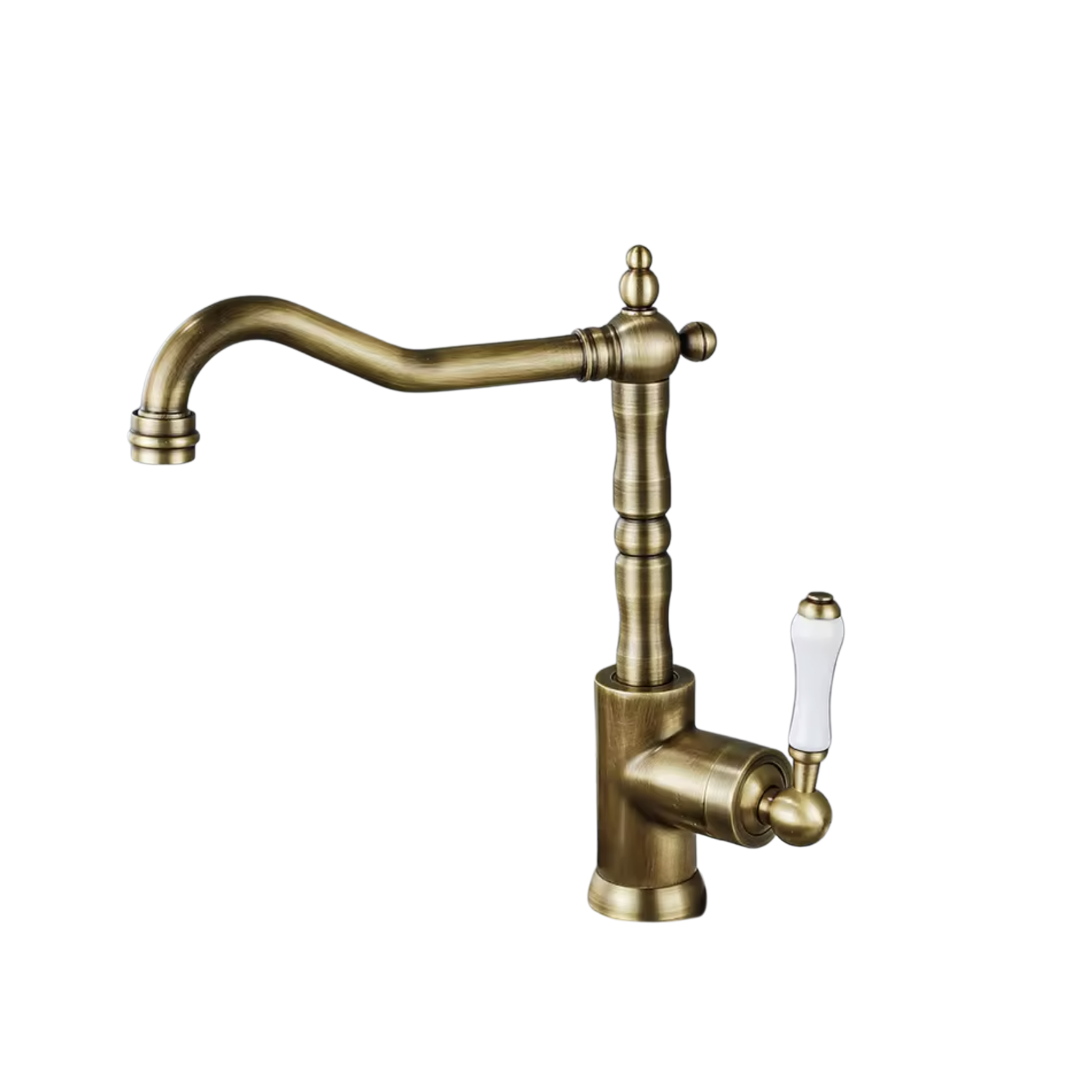 Robinet de cuisine en bronze antique