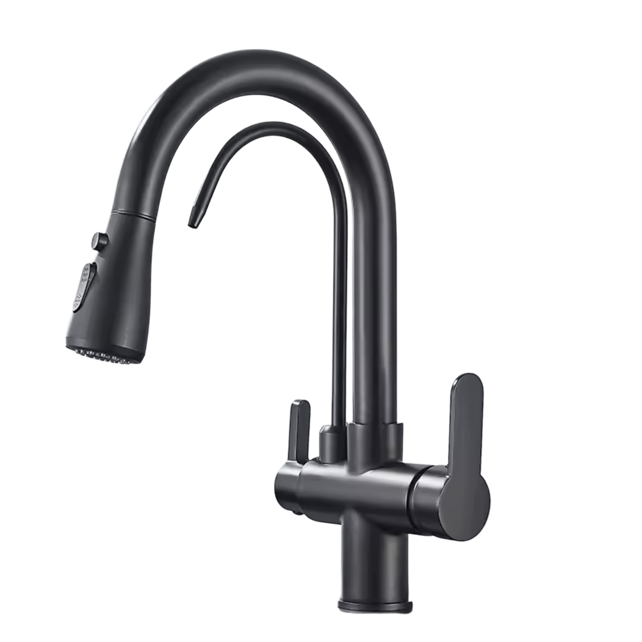 Robinet de cuisine douchette 3 voies architectural en laiton NORA