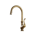 Robinet de cuisine vintage en laiton bronze antique ÉLÉGANCE