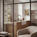 Robinet de cuisine vintage en laiton bronze antique ÉLÉGANCE