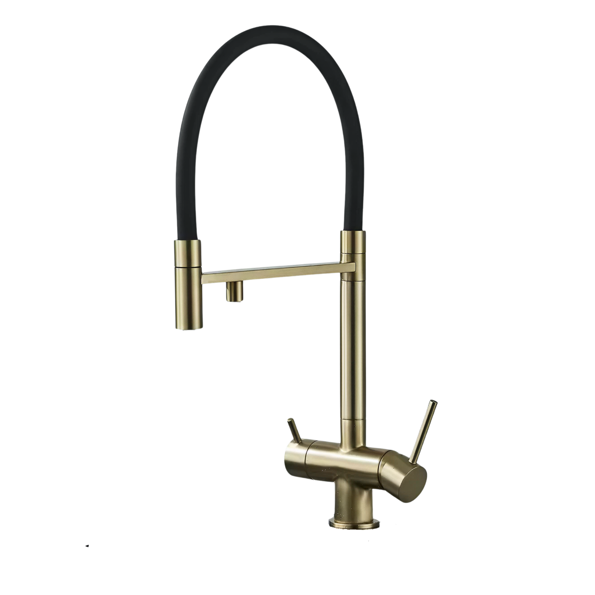Robinet de cuisine douchette contemporain 3 voies en laiton FLORENCE