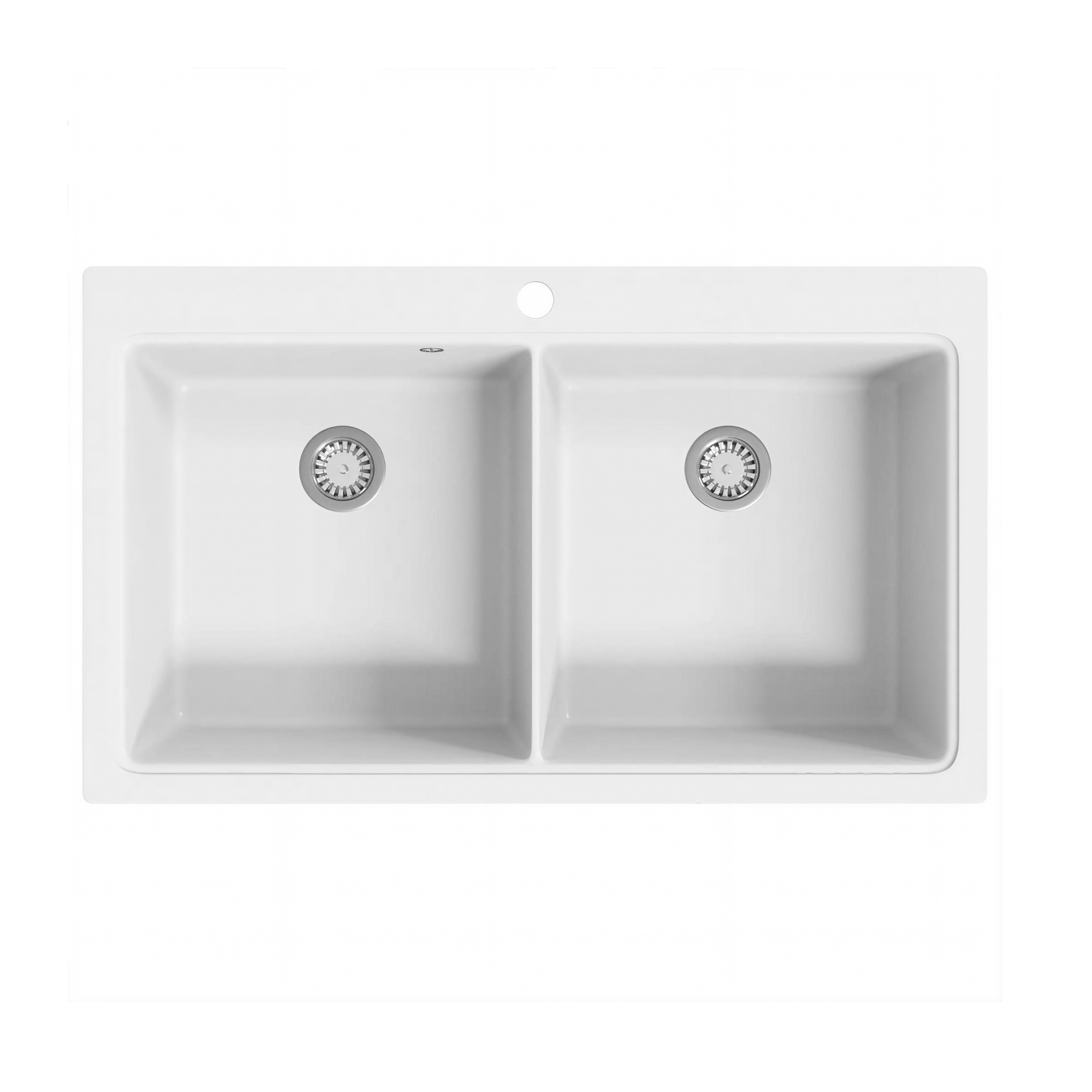 Evier de cuisine AURÉLIA en granit composite, double bac profond