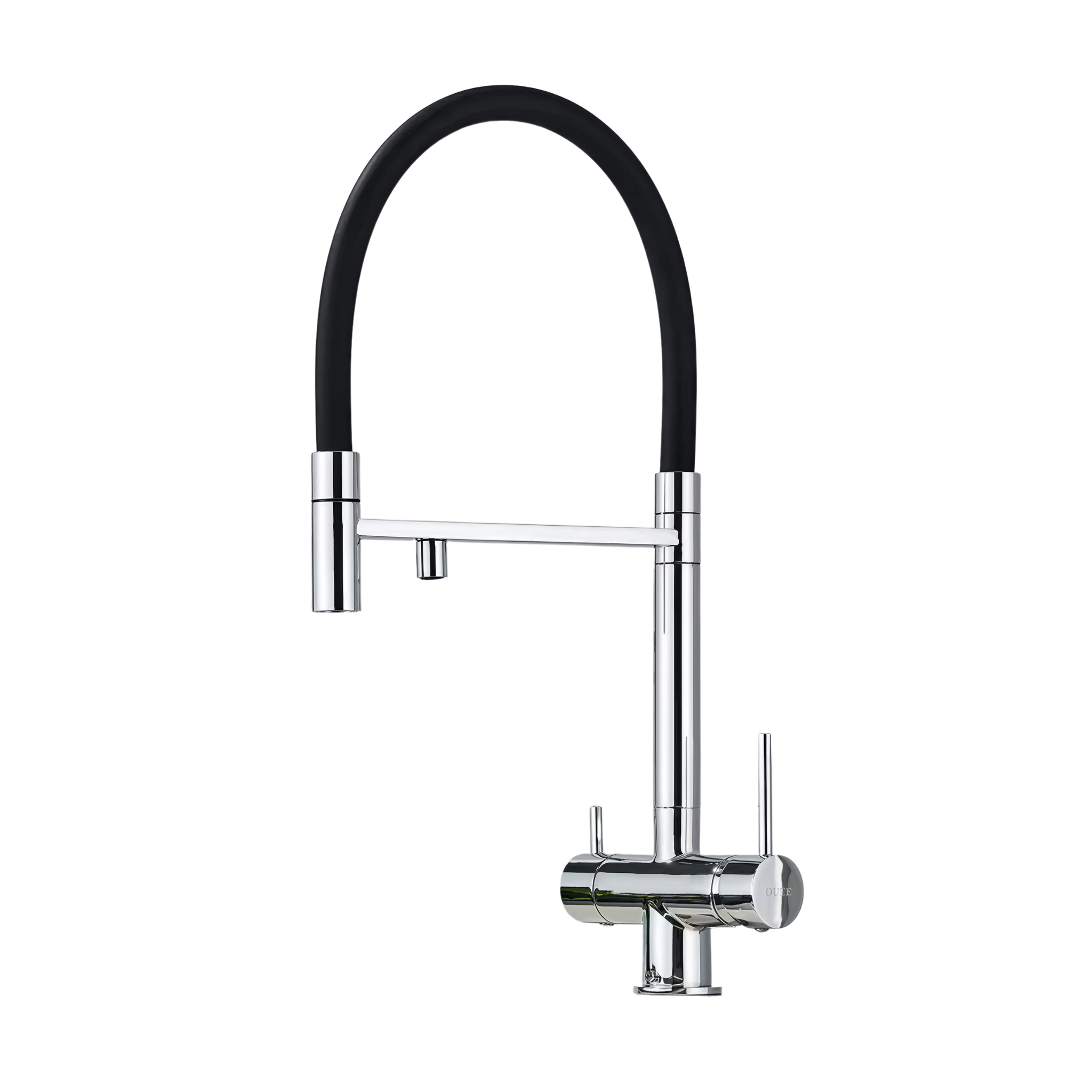 Robinet de cuisine douchette contemporain 3 voies en laiton FLORENCE