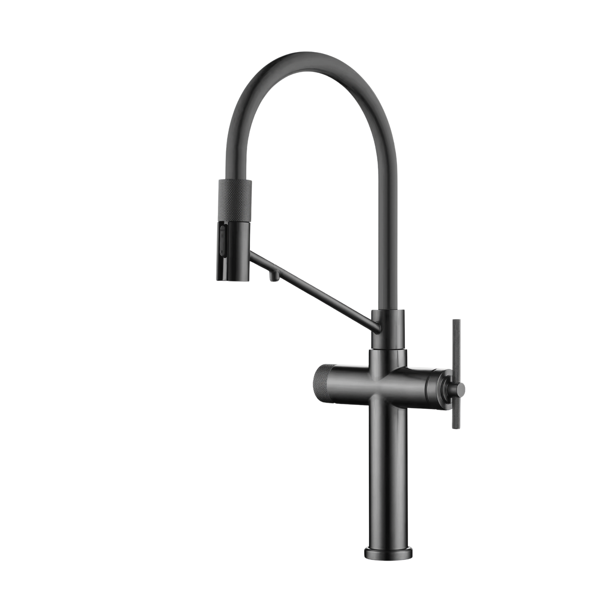 Robinet de cuisine douchette contemporain  3 voies en laiton PRESTIGE