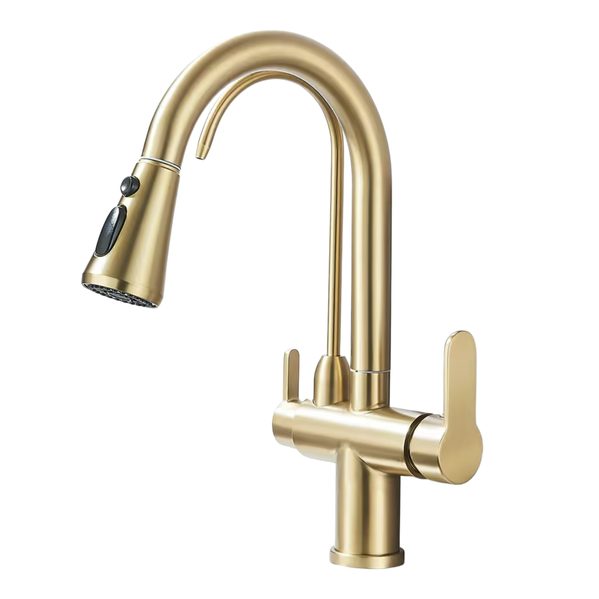 Robinet de cuisine douchette 3 voies architectural en laiton NORA