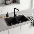 Robinet de cuisine douchette contemporain en laiton ÉCLIPSE