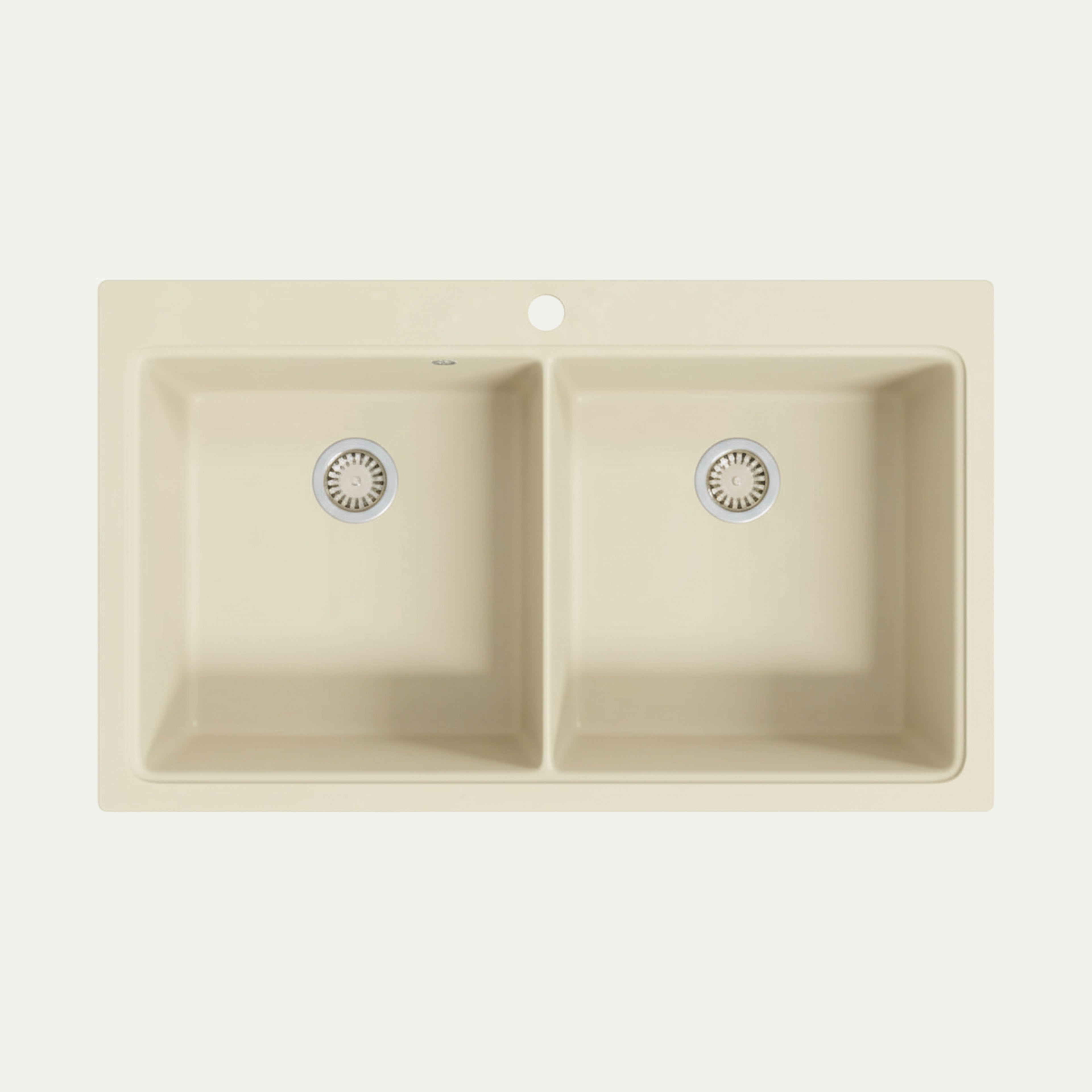 Evier de cuisine AURÉLIA en granit composite, double bac profond