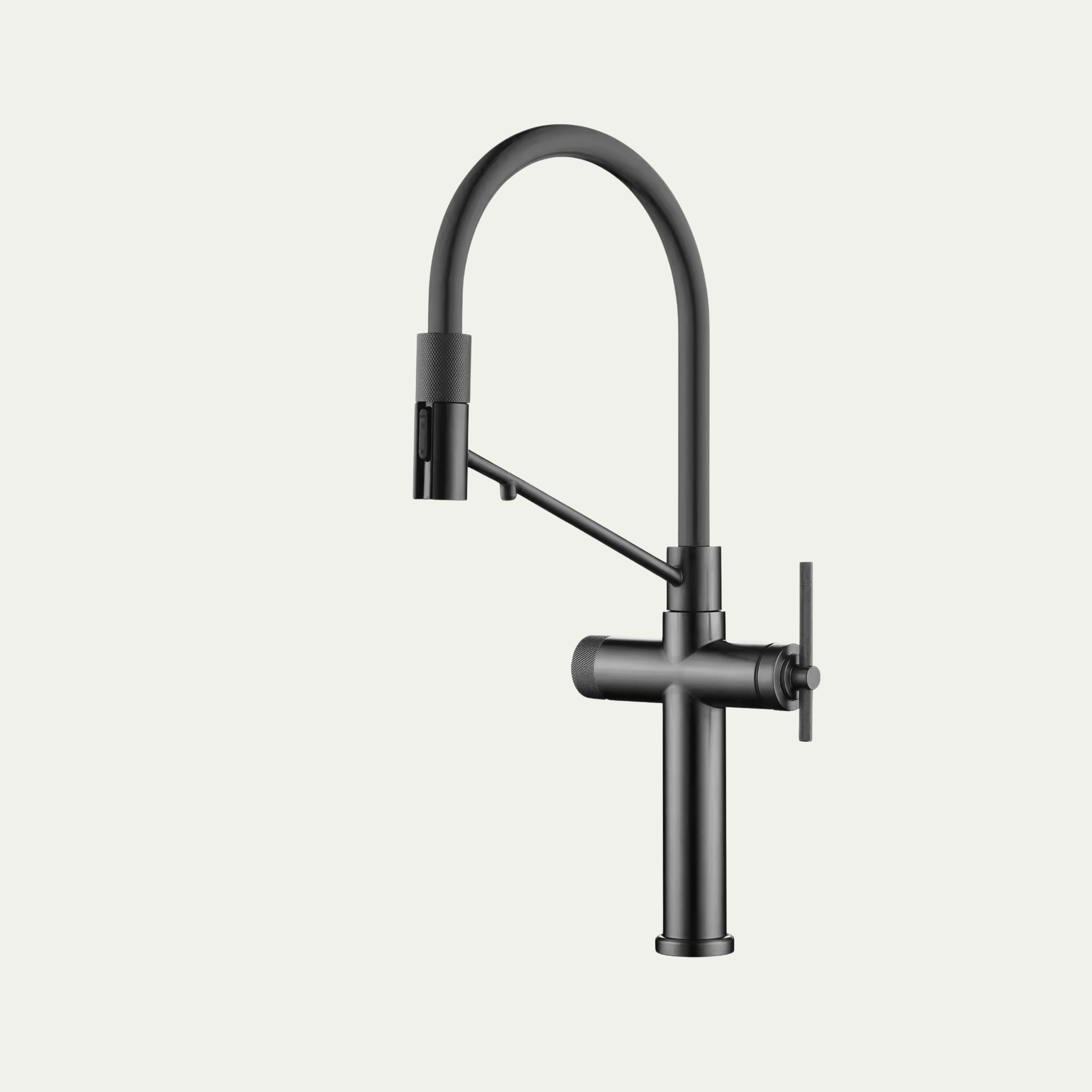 Robinet de cuisine douchette contemporain  3 voies en laiton PRESTIGE