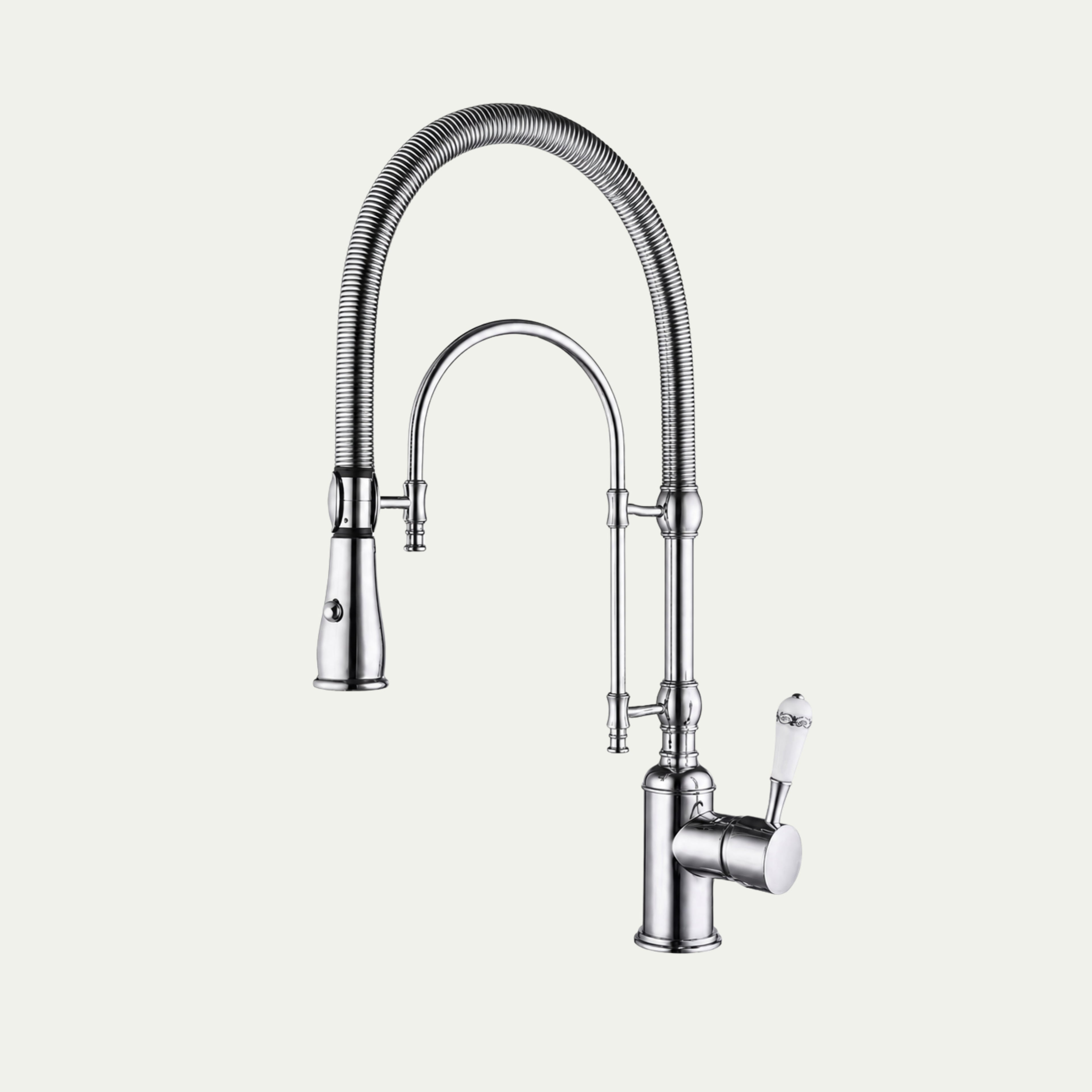 Robinet de cuisine douchette vintage en laiton HÉRITAGE