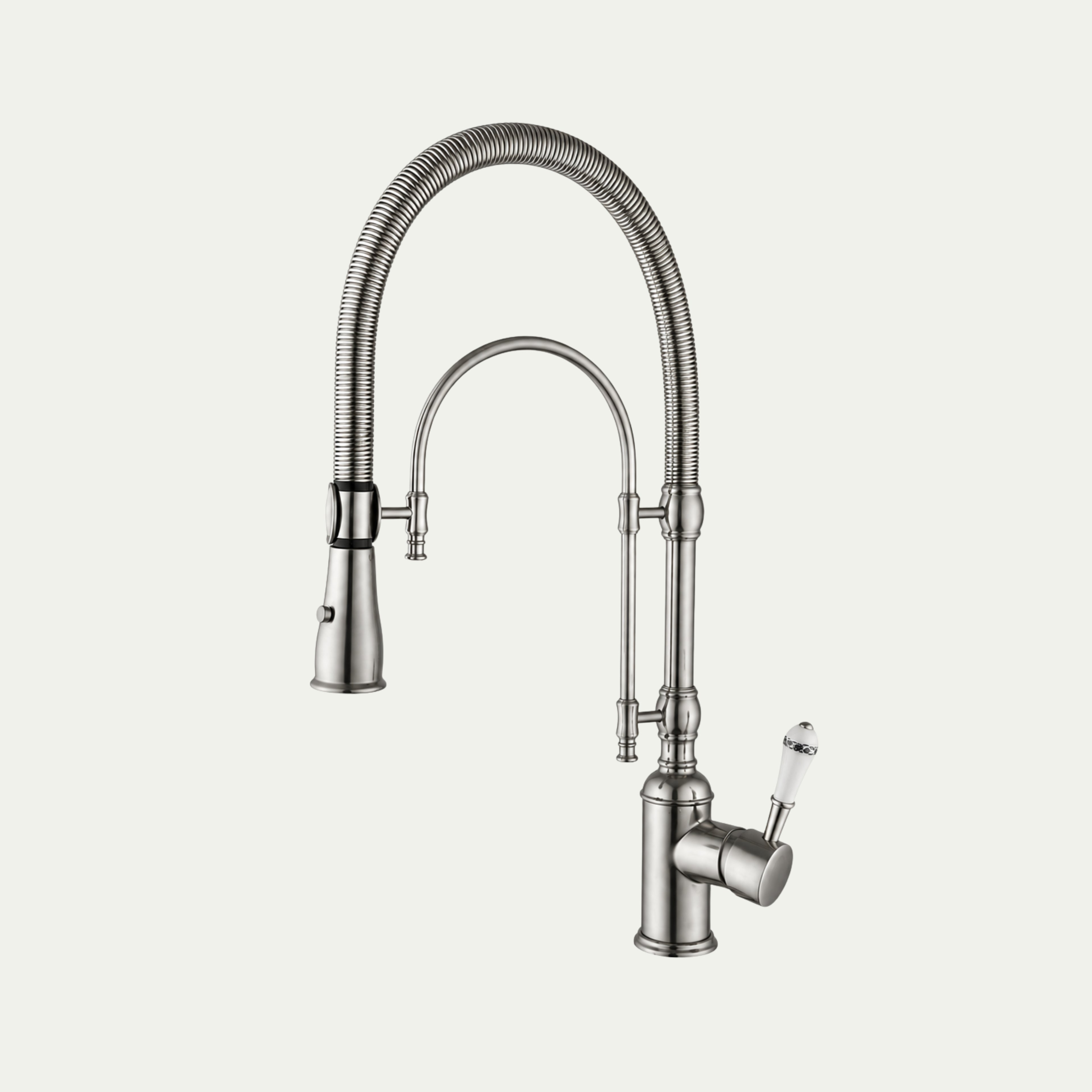 Robinet de cuisine douchette vintage en laiton HÉRITAGE