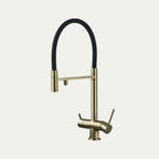 Robinet de cuisine douchette contemporain 3 voies en laiton FLORENCE