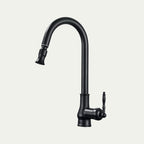 Robinet de cuisine douchette vintage en laiton ELENA