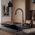 Robinet cuisine inox LINA douchette rappel automatique | Cuisinora