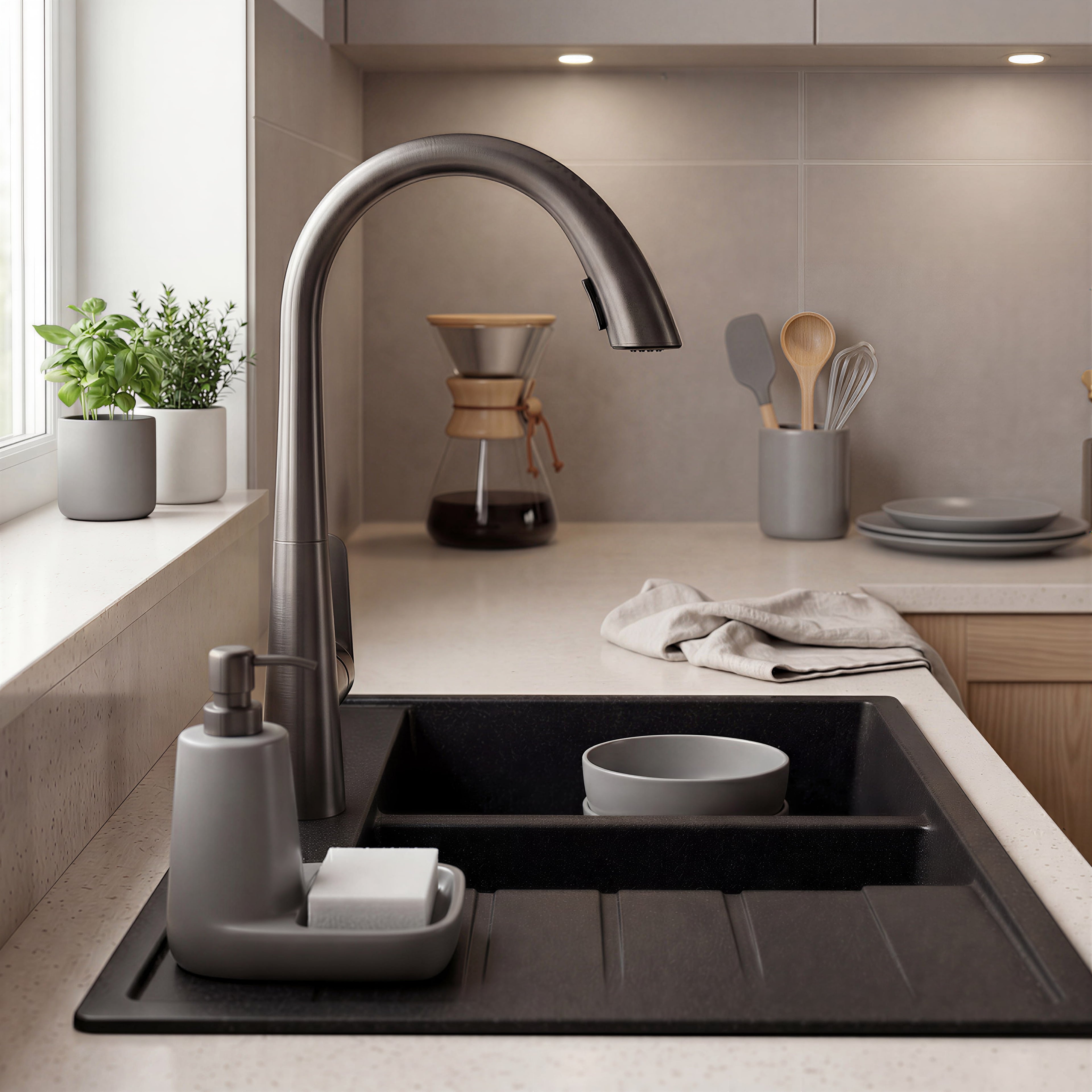 Robinet de cuisine douchette moderne LINA